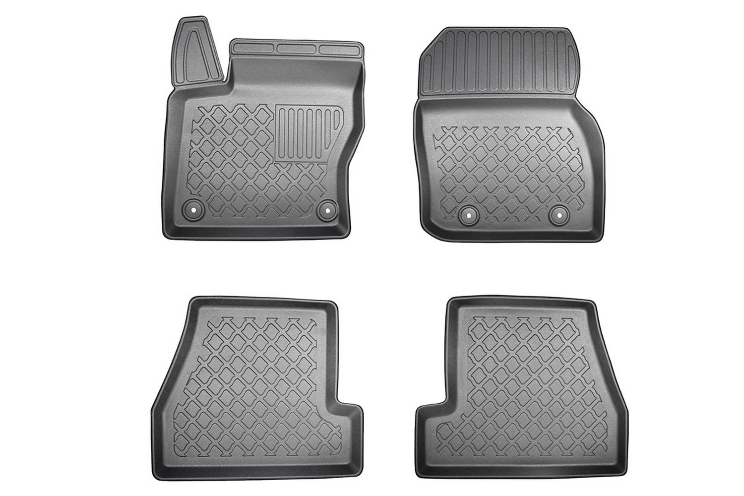 Automatten geschikt voor Ford Focus III 2010-2018 5-deurs hatchback Guardliner PE/TPE rubber