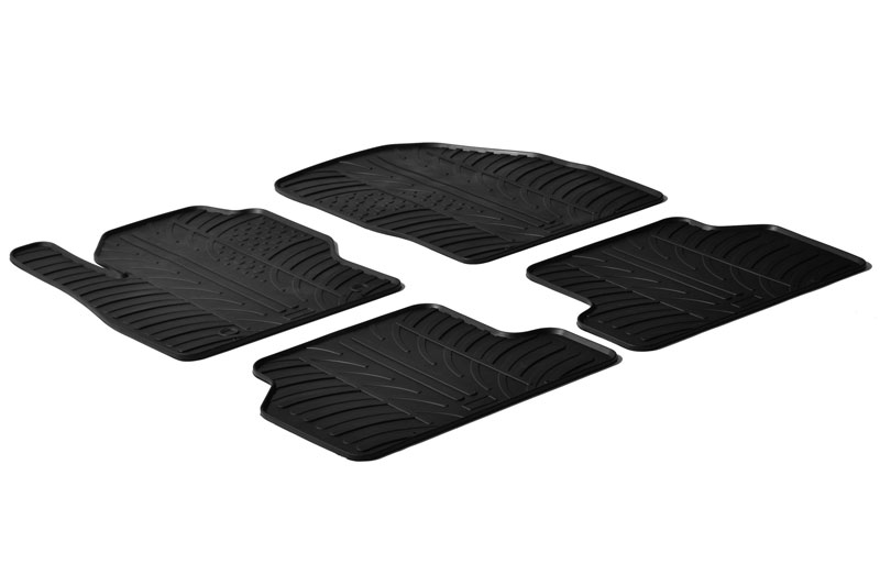 Fußmatten passend für Ford Focus II 2004-2010 Rubbasol Gummi
