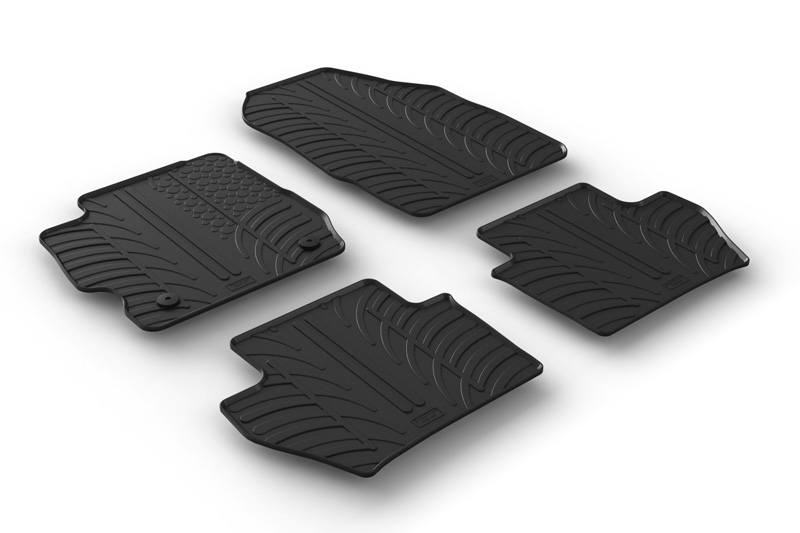 Automatten geschikt voor Ford Ka+ 2016-heden 5-deurs hatchback Rubbasol rubber