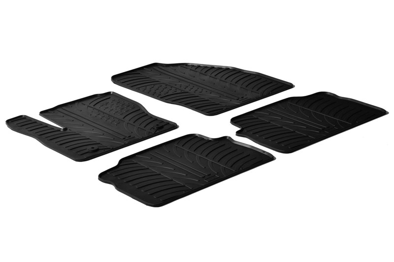 Automatten geschikt voor Ford Kuga I 2008-2012 Rubbasol rubber