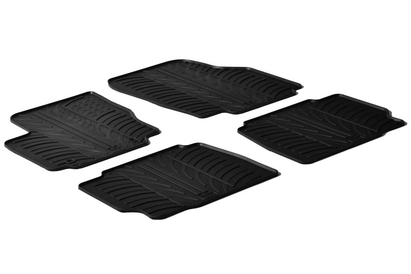 Fußmatten passend für Ford Mondeo IV 2007-2010 5-Türer Schrägheck Rubbasol Gummi