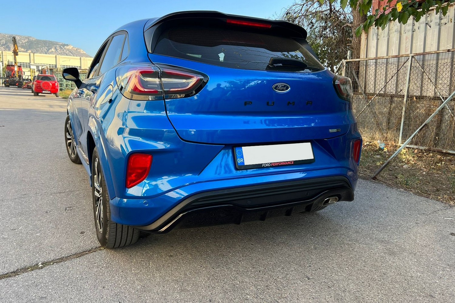 Achterdiffusor geschikt voor Ford Puma 2019-heden ABS