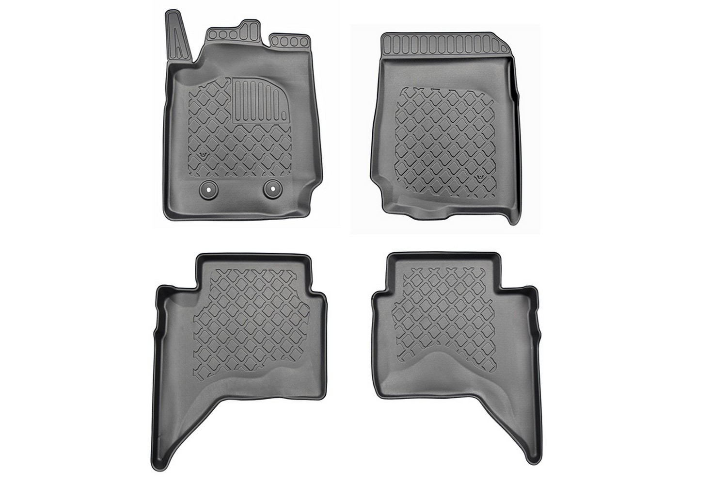 Automatten geschikt voor Ford Ranger III 2012-2019 Guardliner PE/TPE rubber