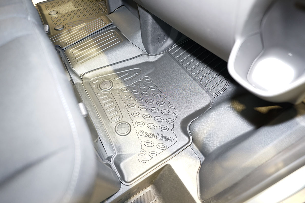 Fußmatten passend für Ford Transit Custom 2012-2022 Cool Liner PE/TPE Gummi