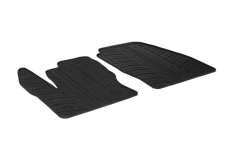 Car mats suitable for Ford Transit Connect II 2013-2016 Rubbasol rubber