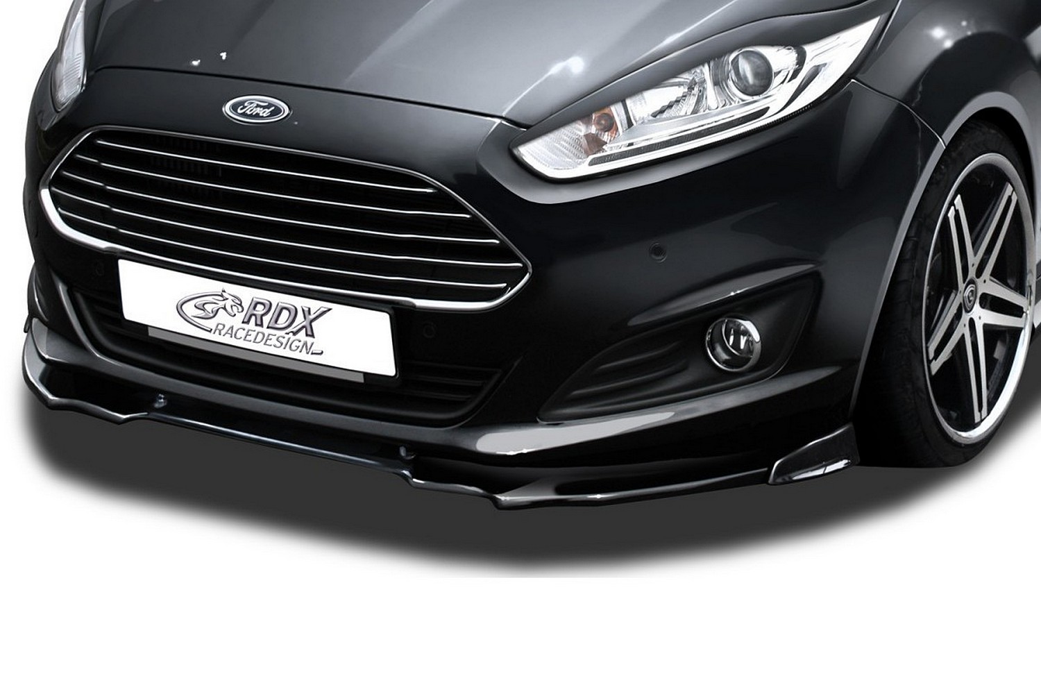 Front spoiler Vario-X Ford Fiesta VI 2012-2017 3 & 5-door hatchback PU