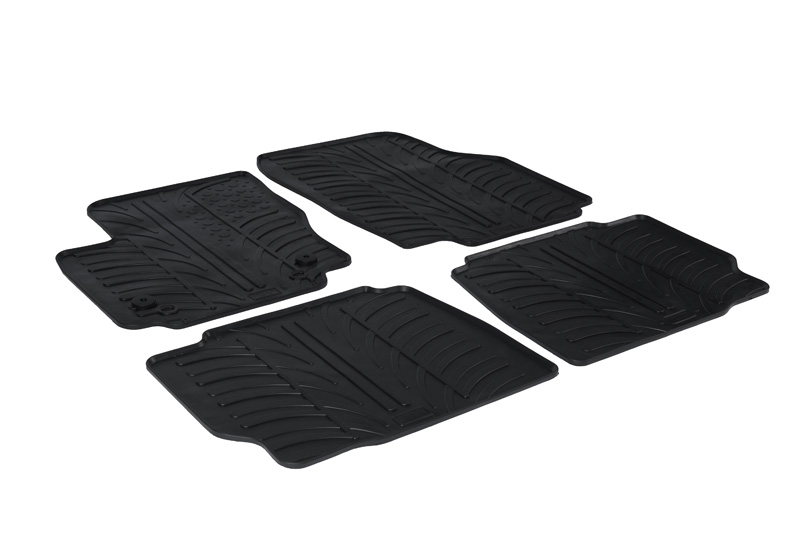 Fußmatten passend für Ford Mondeo IV 2010-2014 5-Türer Schrägheck Rubbasol Gummi