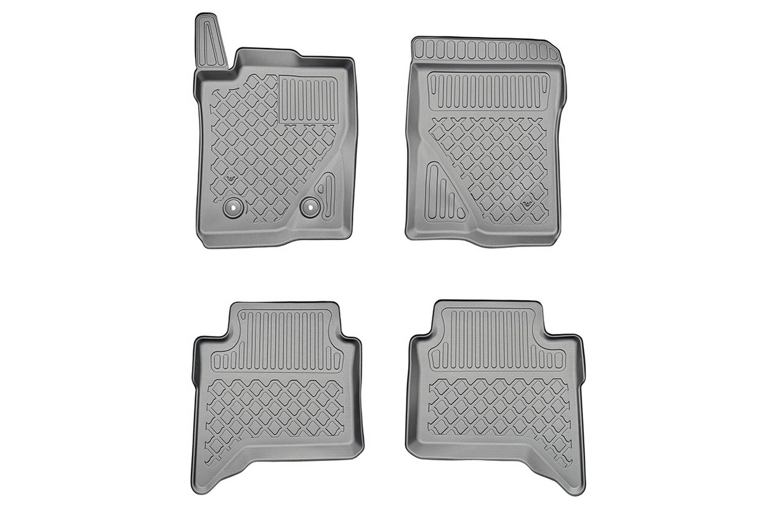 Tapis convient à Ford Ranger IV 2022-présent Guardliner PE/TPE caoutchouc