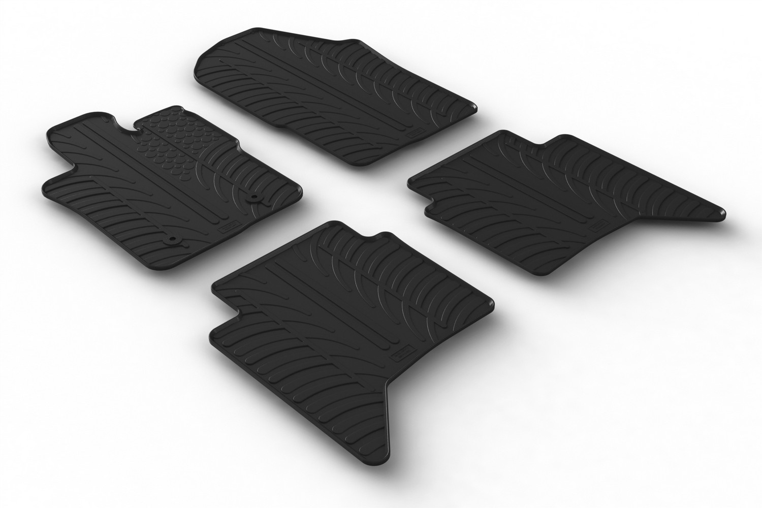 Automatten geschikt voor Ford Ranger Raptor II 2022-heden Rubbasol rubber