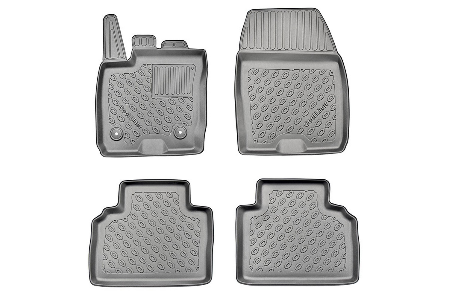 Car mats suitable for Ford Tourneo Courier 2014-2023 Cool Liner PE/TPE rubber