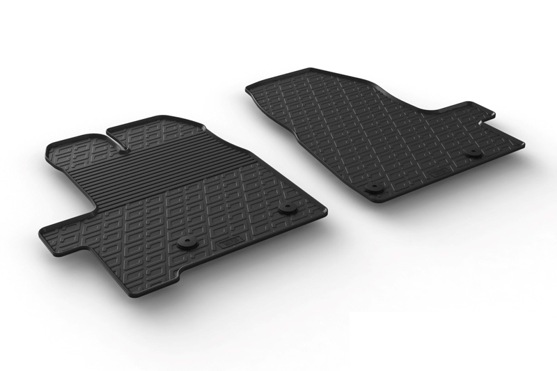 Tapis convient à Ford Tourneo Custom 2012-2022 caoutchouc Rubbasol