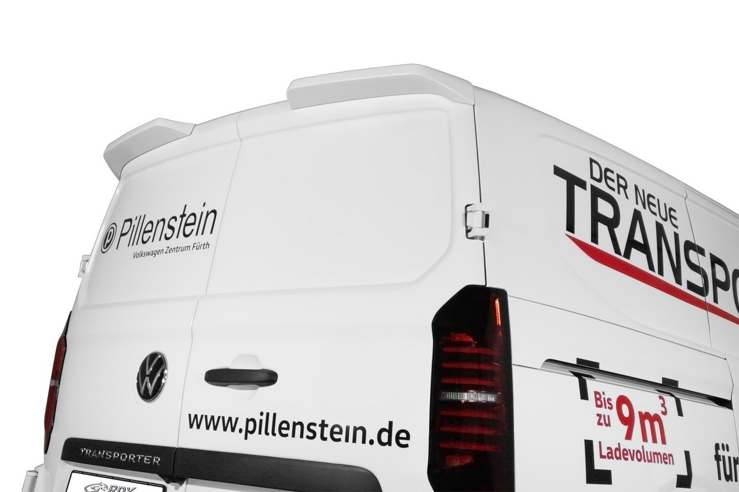 Roof spoiler suitable for Ford Transit Custom II 2023-present PU - painted (6)