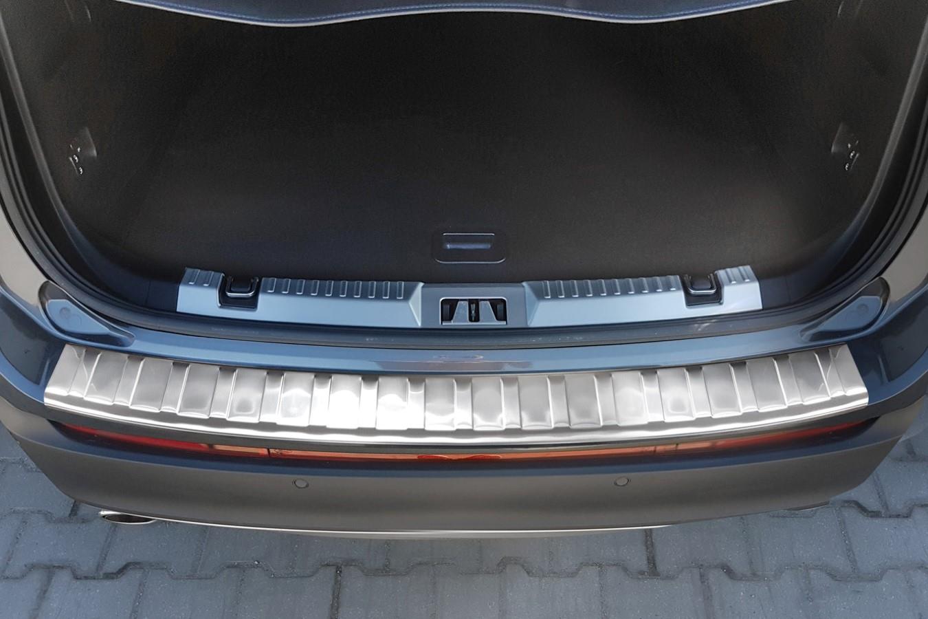 Ford Edge II 2016-> rear bumper protector stainless steel (FOR3EDBP) (3)