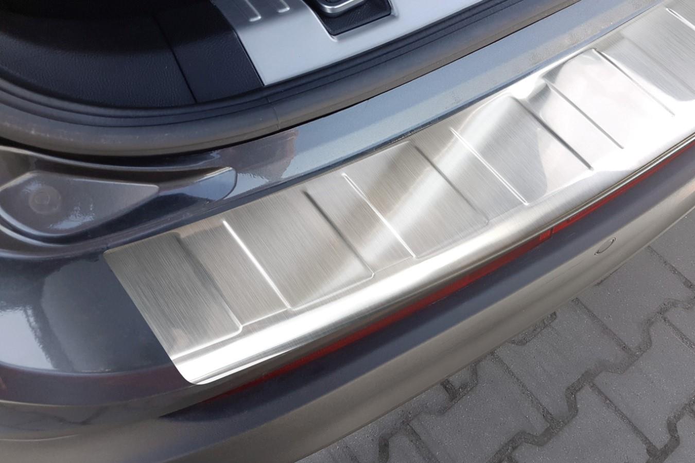 Ford Edge II 2016-> rear bumper protector stainless steel (FOR3EDBP) (4)