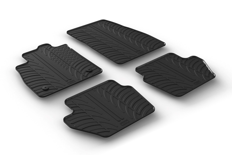 Automatten geschikt voor Ford Fiesta VII 2017-heden 5-deurs hatchback Rubbasol rubber