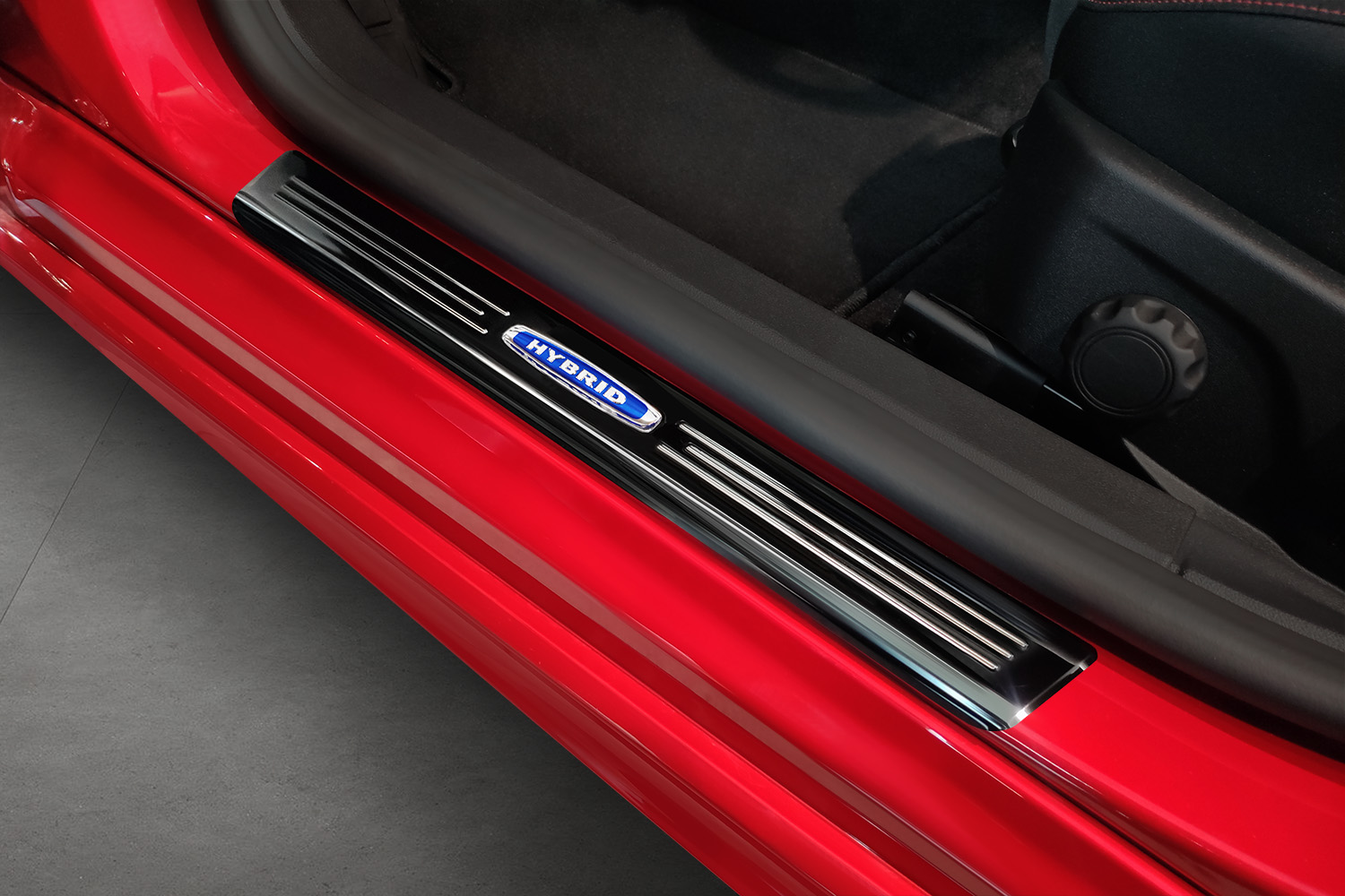 Instaplijsten geschikt voor Ford Focus IV 2018-heden 5-deurs hatchback RVS hoogglans antraciet 4-delig