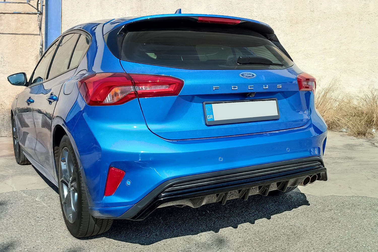 Achterdiffusor geschikt voor Ford Focus IV 2018-2022 5-deurs hatchback ABS