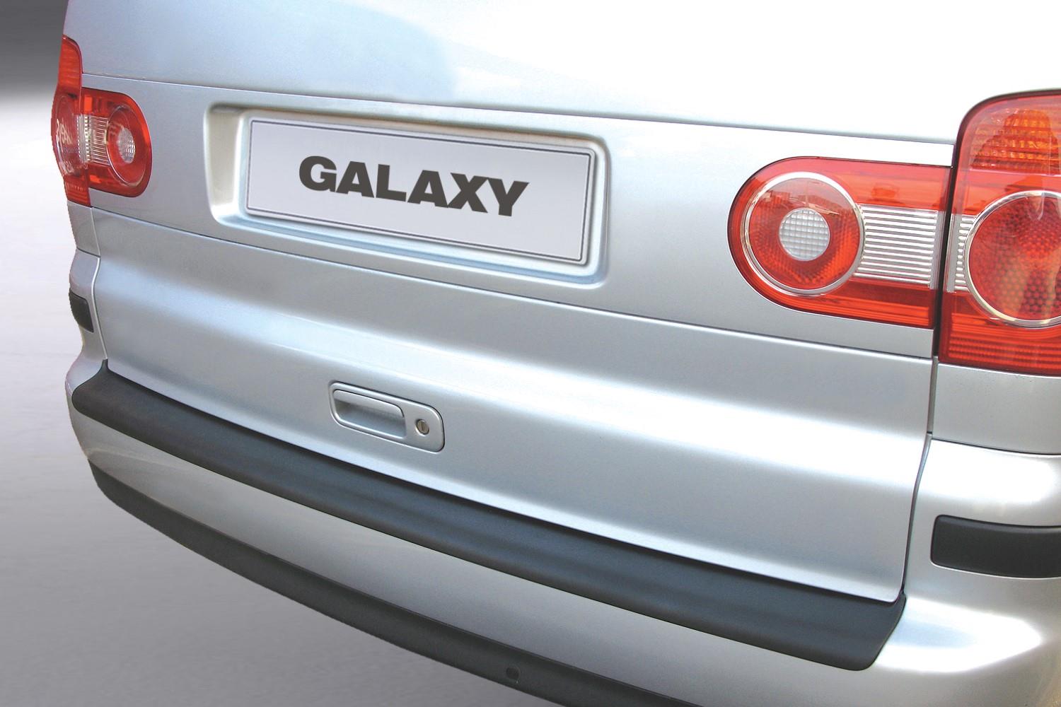 Protection de seuil de coffre convient à Ford Galaxy I 2000-2006 ABS - noir mat