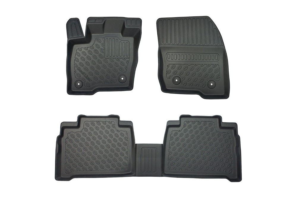 Tapis convient à Ford Galaxy III 2015-présent Cool Liner PE/TPE caoutchouc