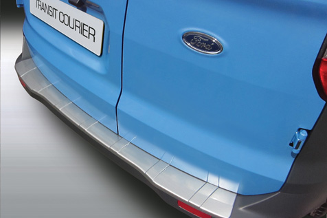 Rear bumper protector suitable for Ford Transit & Tourneo Courier 2014-2023 ABS - matt black