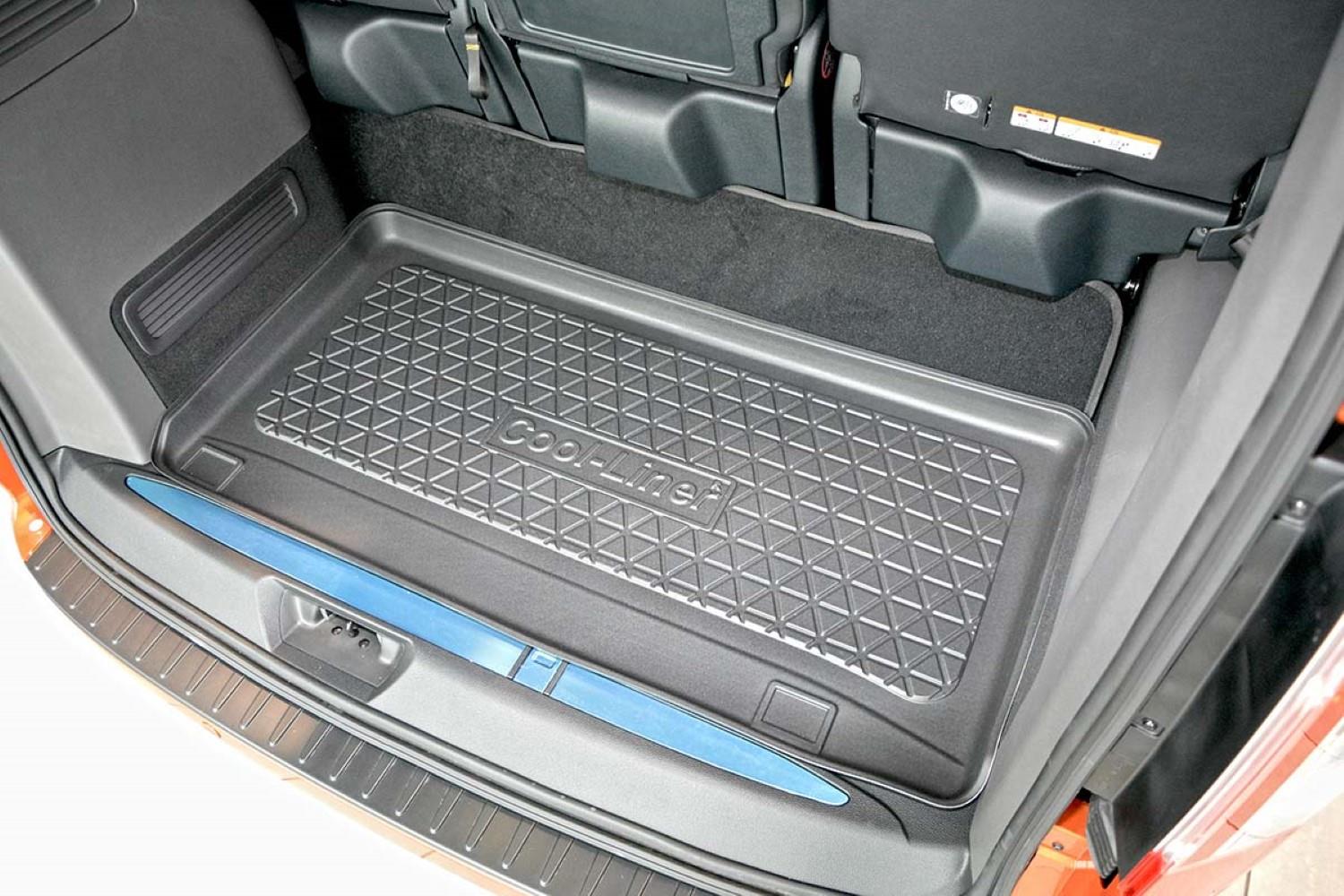 Tapis de coffre Ford Tourneo Custom 2018-2022 Cool Liner antidérapant PE/TPE caoutchouc