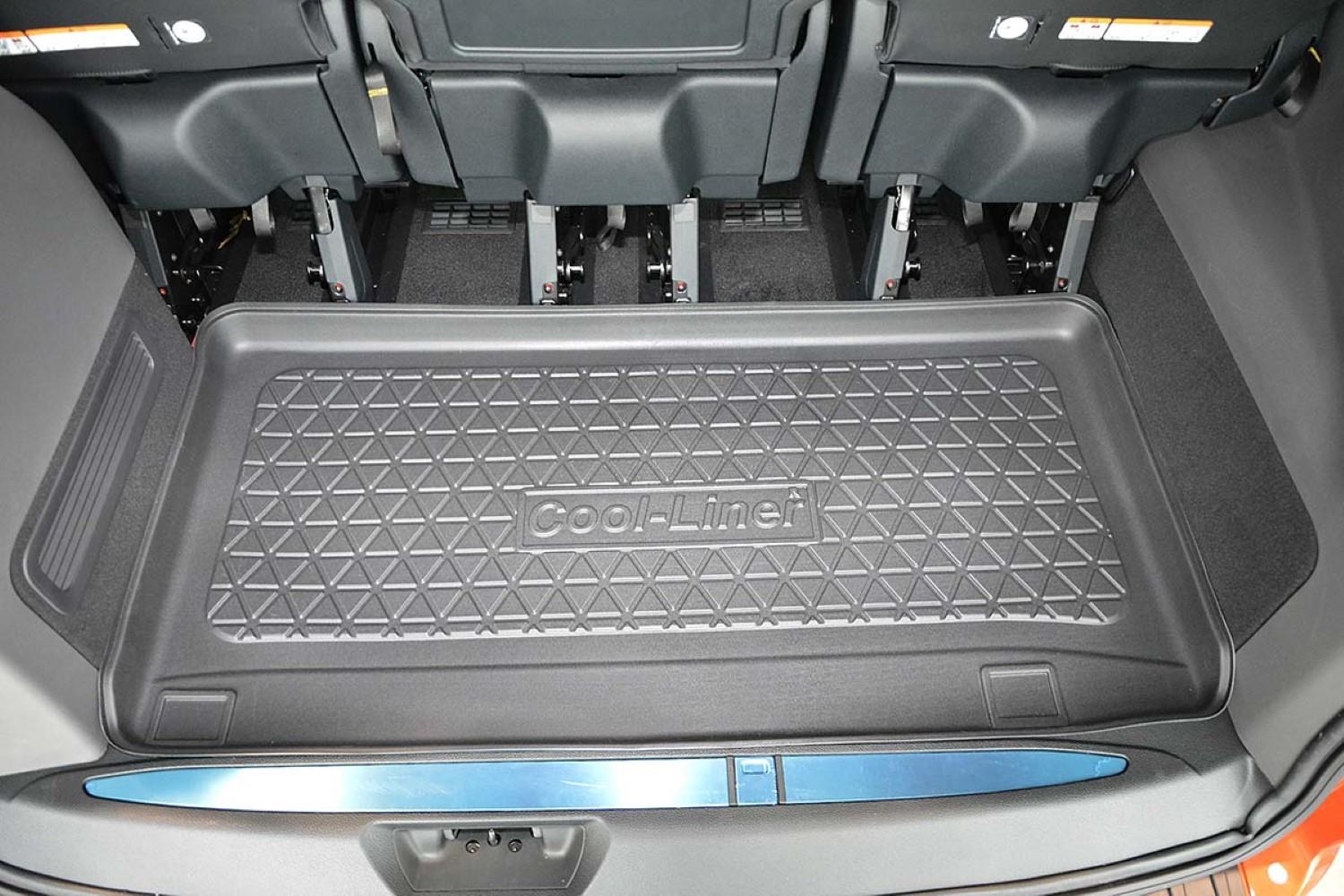 Ford Tourneo Custom 2012-present trunk mat / kofferbakmat / Kofferraumwanne / tapis de coffre (FOR3TOTM) (4)