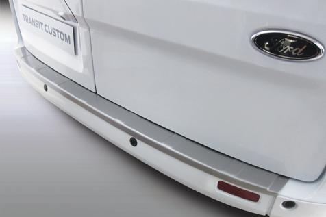 Bumperbeschermer Ford Transit & Tourneo Custom 2012-2022 ABS - matzwart