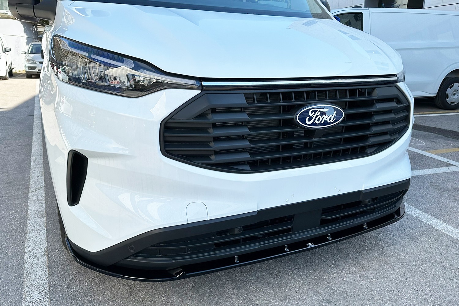 Front spoiler Ford Transit Custom II 2023-present ABS