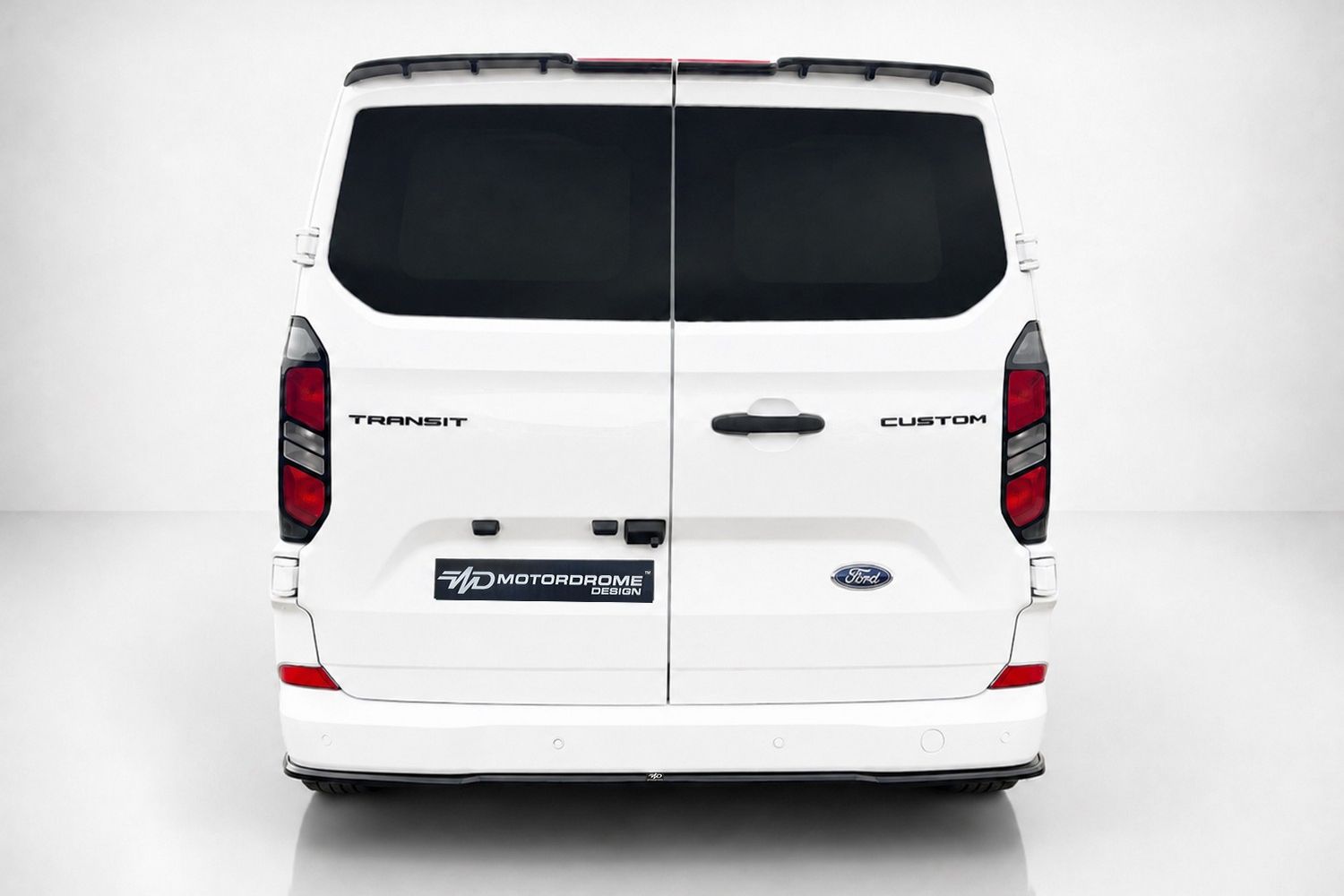 Rear diffuser Ford Transit & Tourneo Custom II 2023-present ABS - painted (2) Rear diffuser Ford Transit & Tourneo Custom II 2023-present ABS - painted (2)