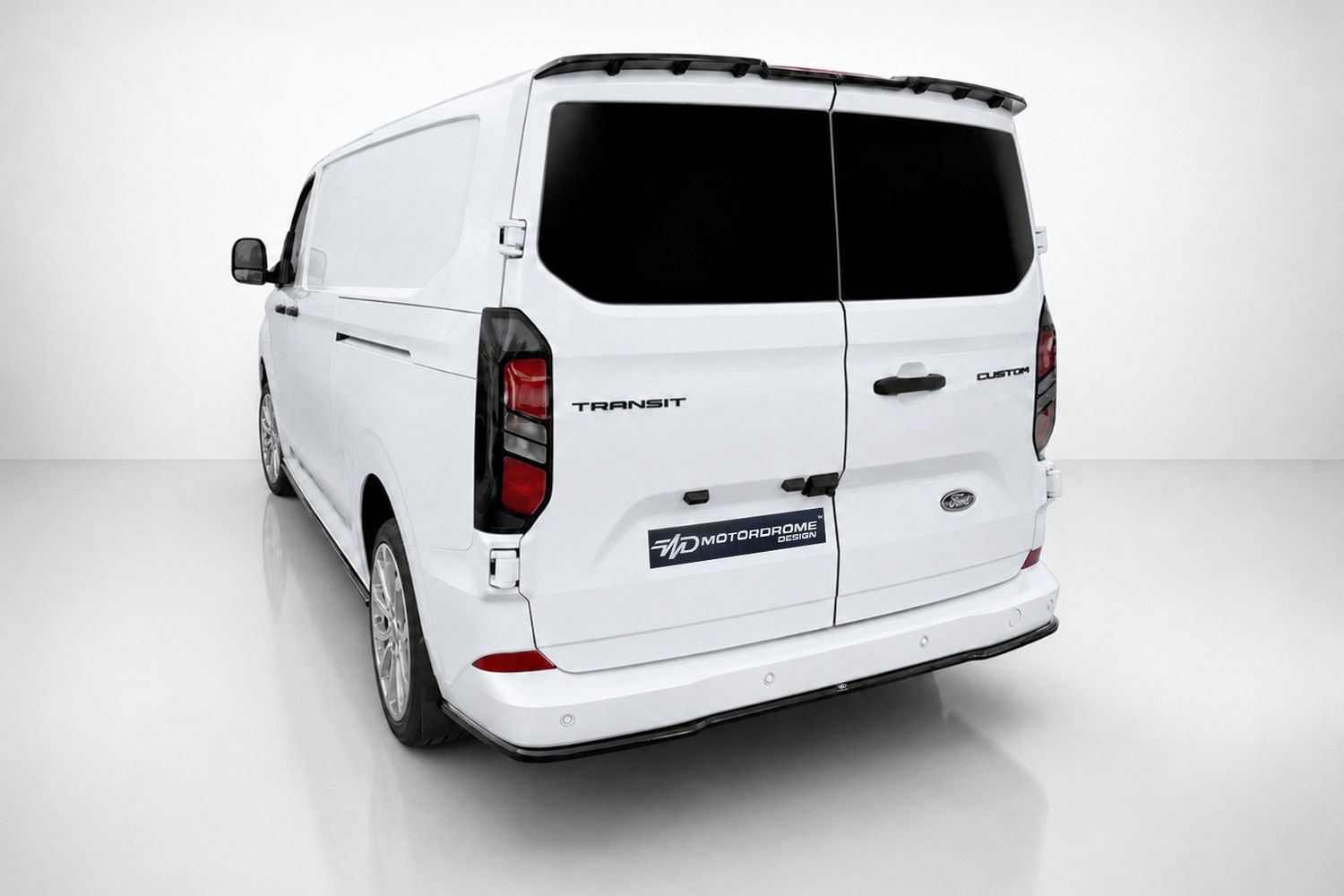 Rear diffuser Ford Transit & Tourneo Custom II 2023-present ABS - painted (3) Rear diffuser Ford Transit & Tourneo Custom II 2023-present ABS - painted (3)