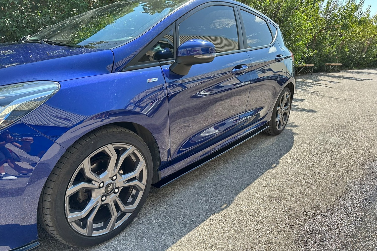 Jupes latérales convient à Ford Fiesta VII 2017-présent 5 portes bicorps ABS
