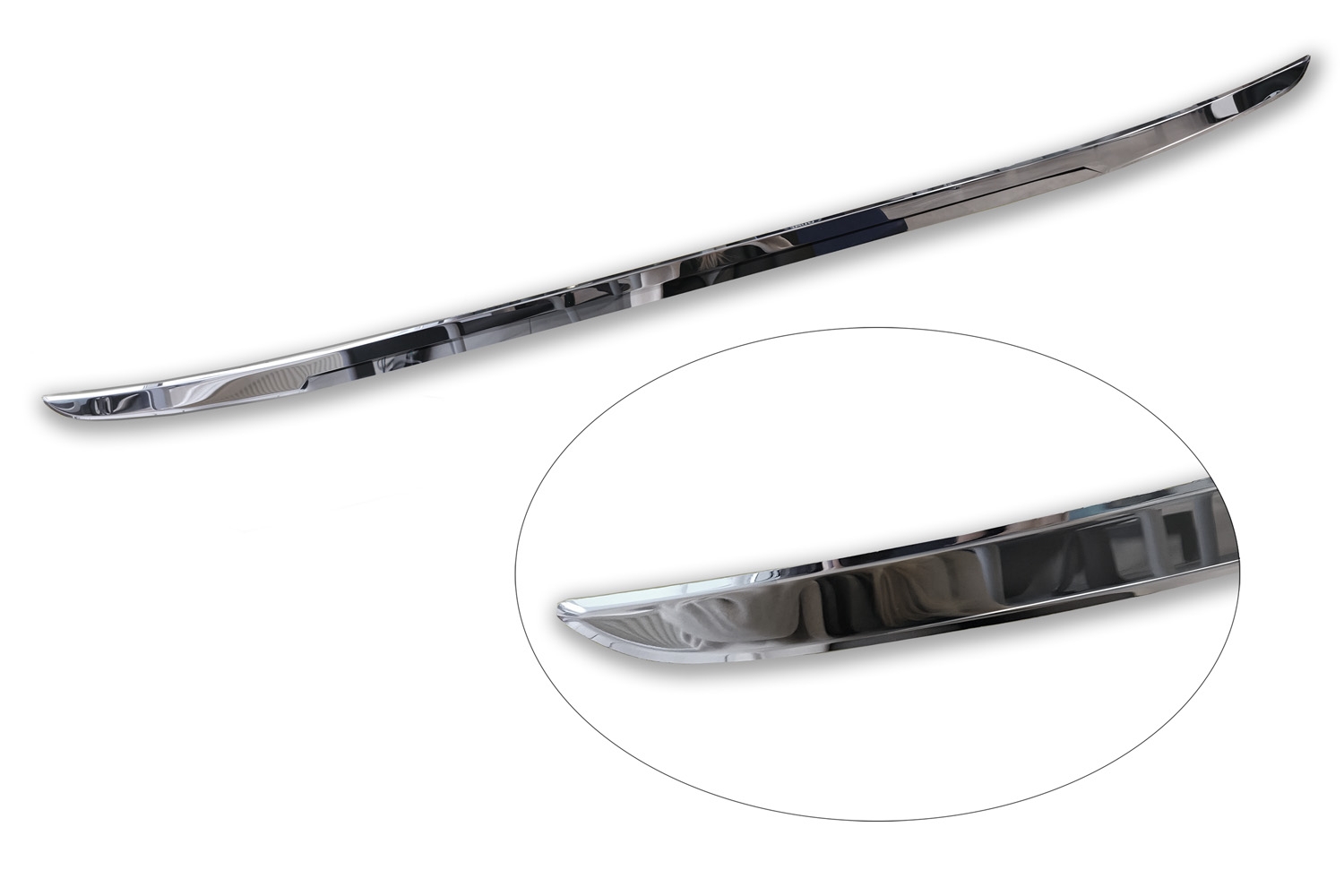 Tailgate trim suitable for Ford Puma 2019-present stainless steel high gloss (4)