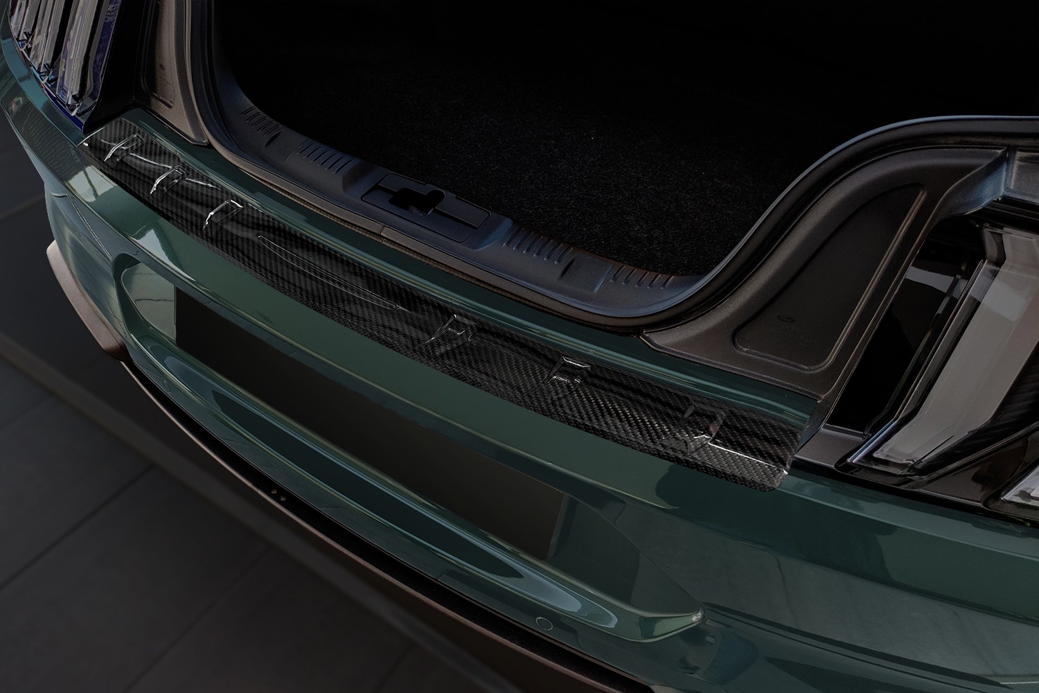 Bumperbeschermer Ford Mustang VI 2014-heden carbon