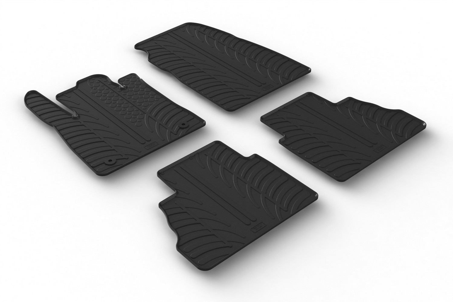 Tapis convient à Ford Tourneo Courier II 2023-présent caoutchouc Rubbasol