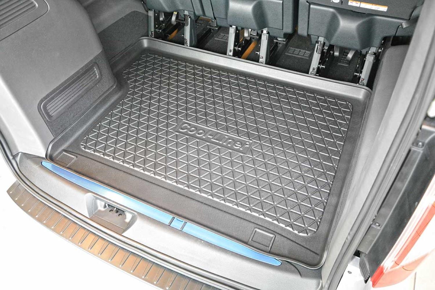 Tapis de coffre Ford Tourneo Custom 2018-2022 Cool Liner antidérapant PE/TPE caoutchouc