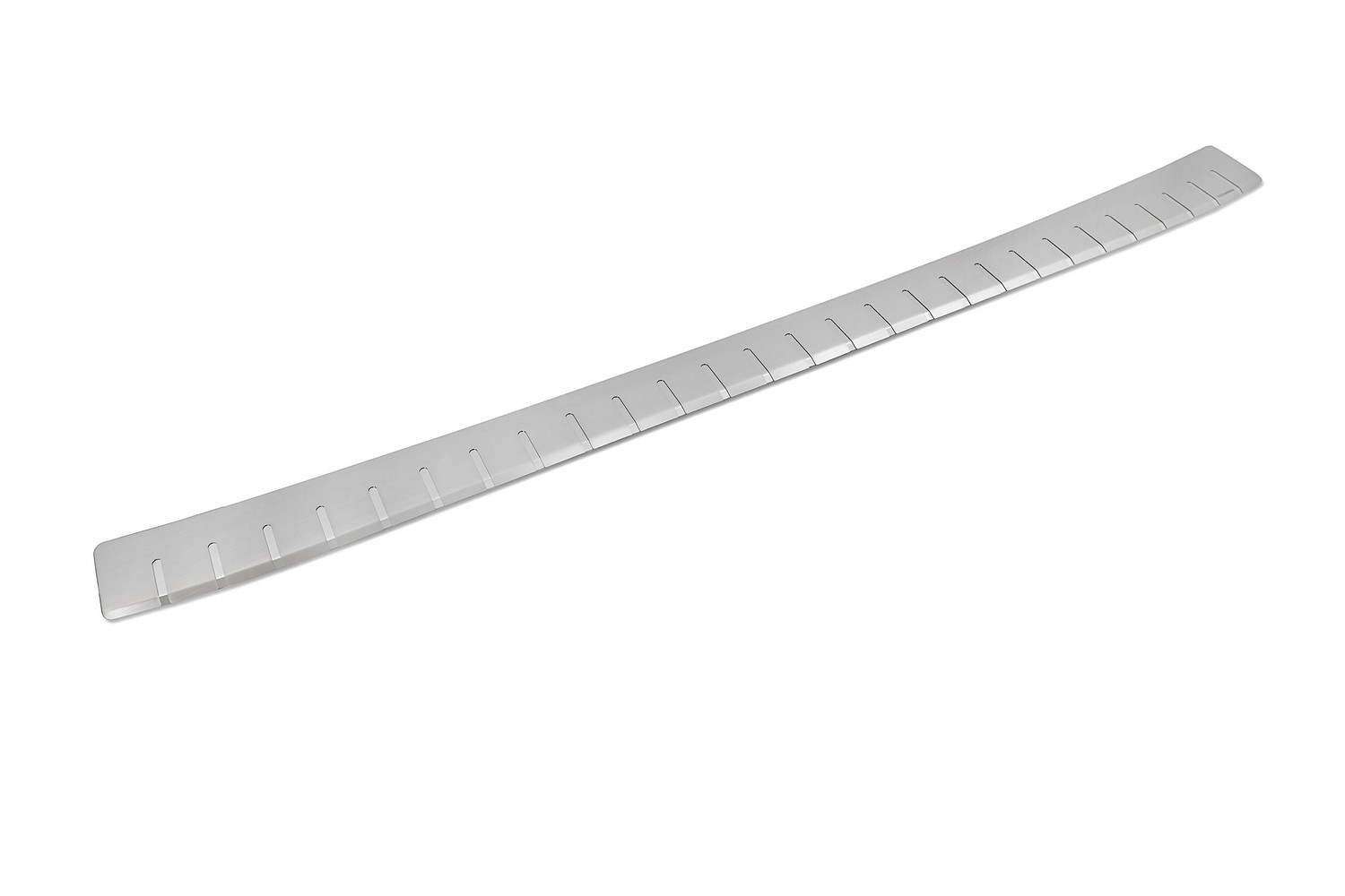 Protection de seuil de coffre convient à Ford Transit & Tourneo Custom II 2023-présent acier inox brossé