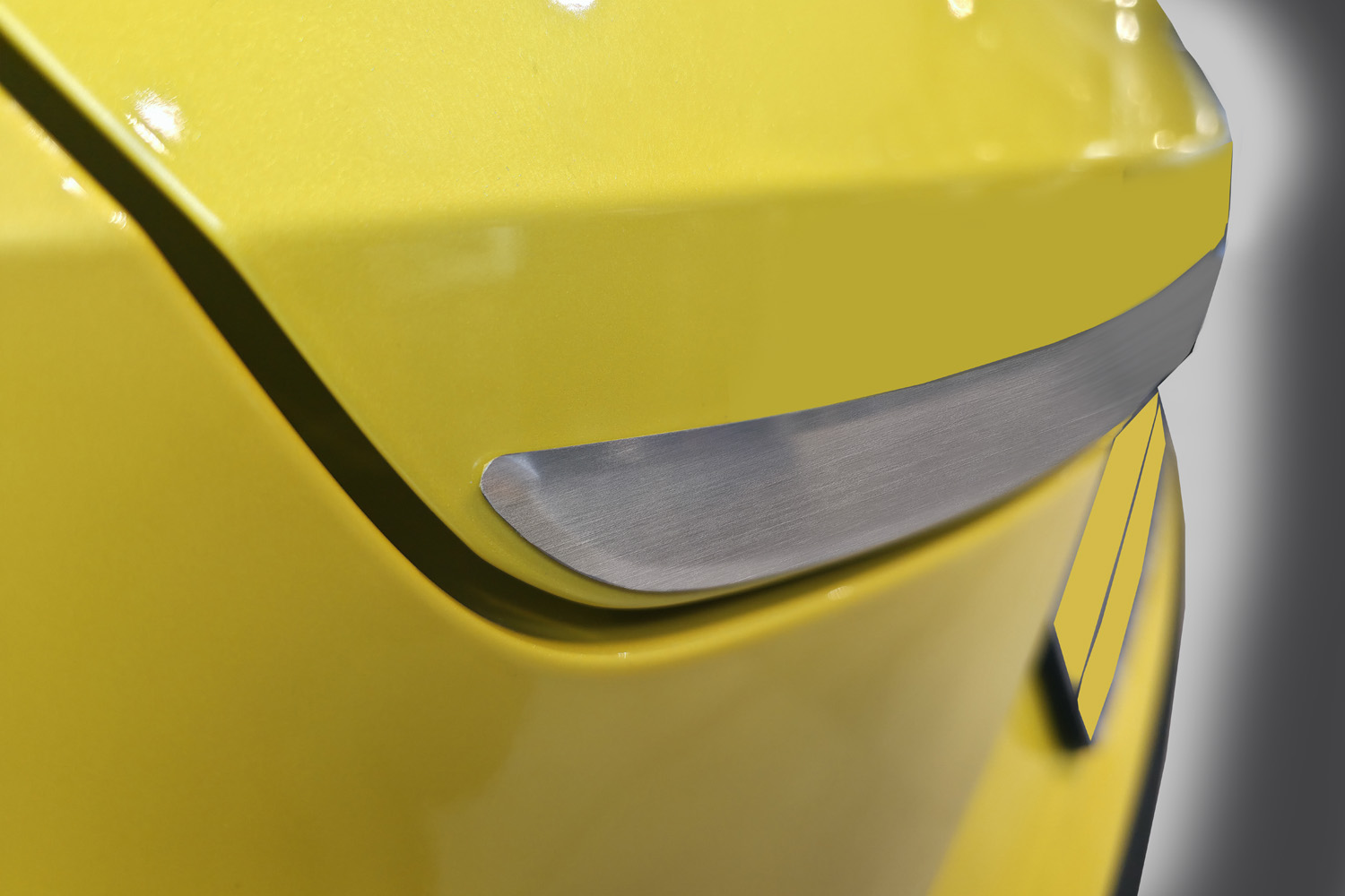 Tailgate trim suitable for Ford Puma 2019-present stainless steel brushed (3)