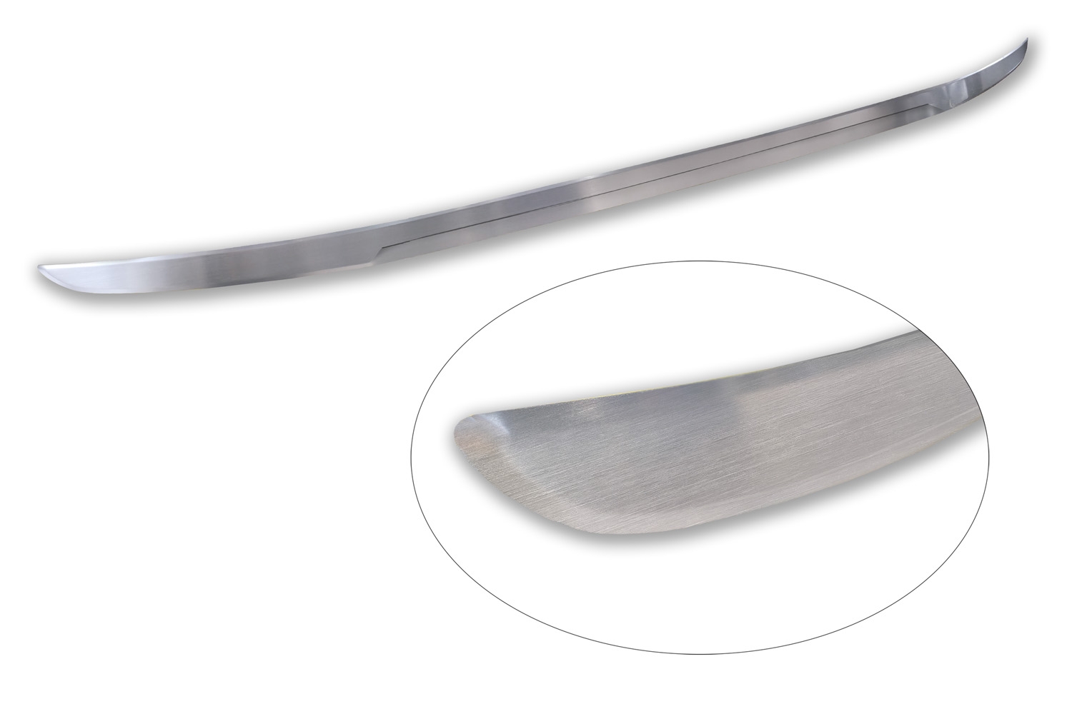 Tailgate trim suitable for Ford Puma 2019-present stainless steel brushed (4)