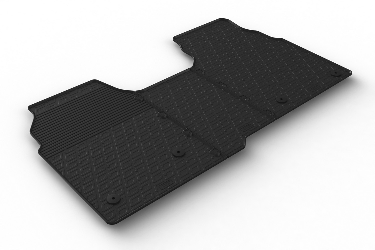 Tapis convient à Ford Tourneo Custom II 2023-présent caoutchouc Rubbasol