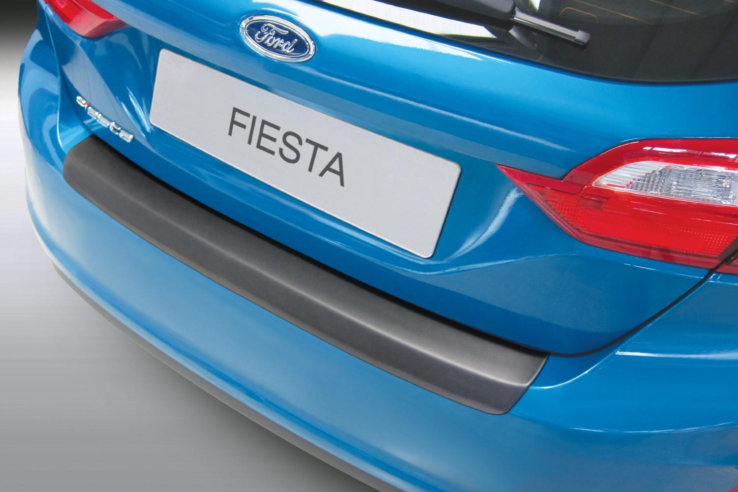 Bumperbeschermer geschikt voor Ford Fiesta VII 2017-heden 5-deurs hatchback ABS - matzwart
