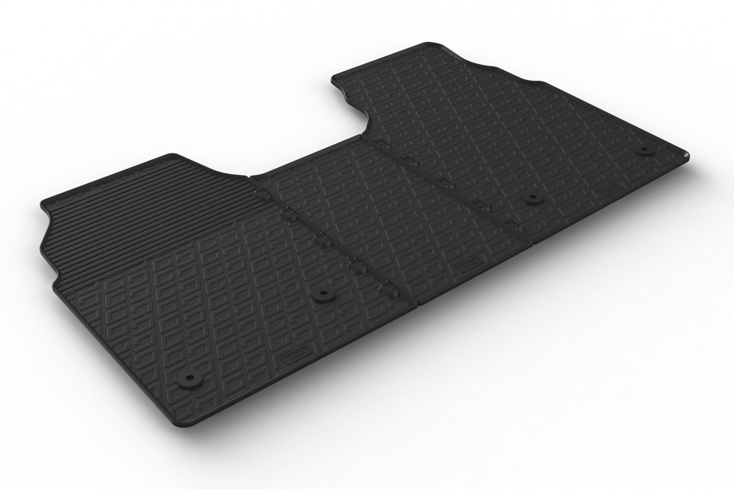 Tapis convient à Ford Tourneo Custom II 2023-présent caoutchouc Rubbasol