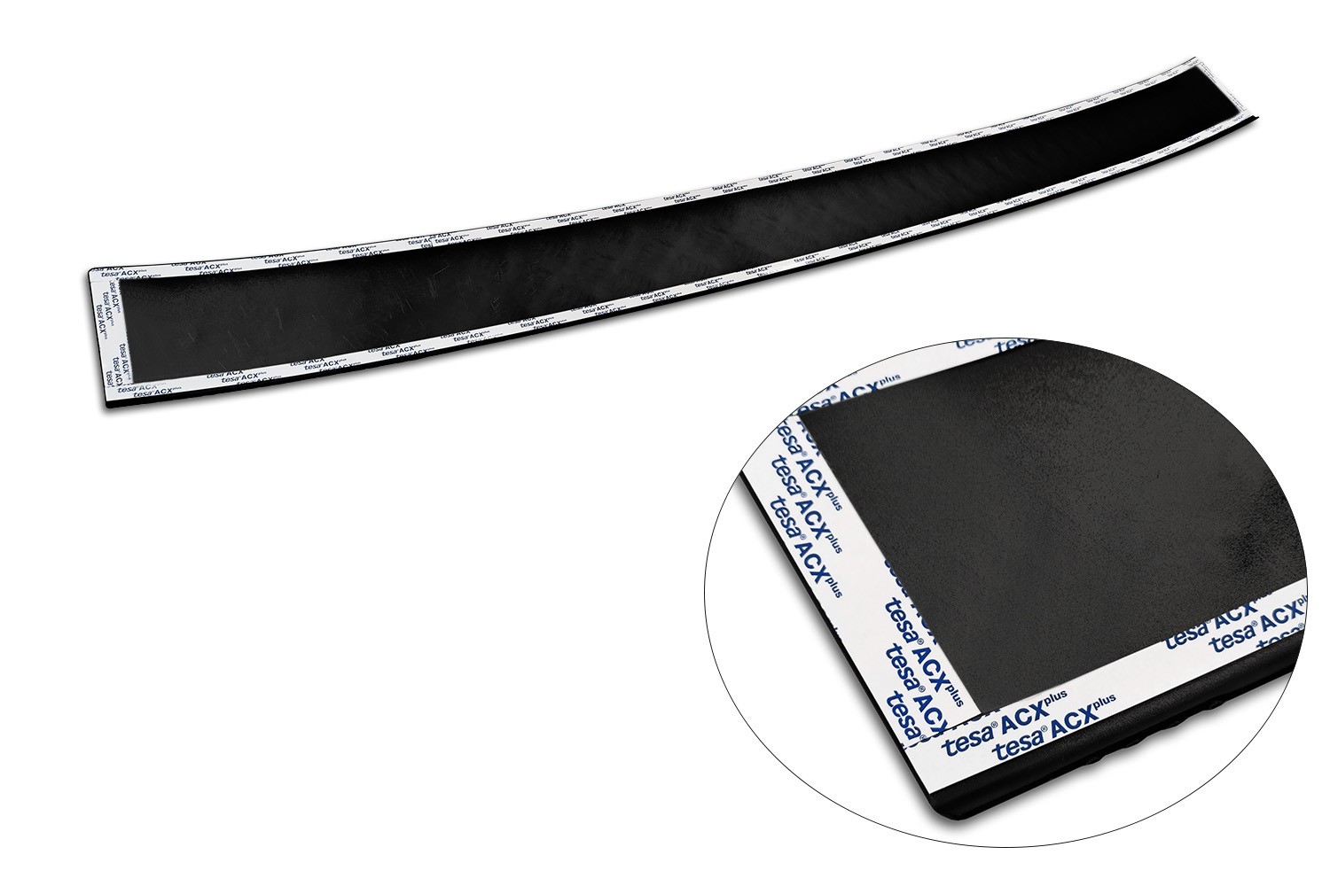Rear bumper protector Ford Transit & Tourneo Connect II 2014-2022 aluminium diamond plate anthracite matt (6)