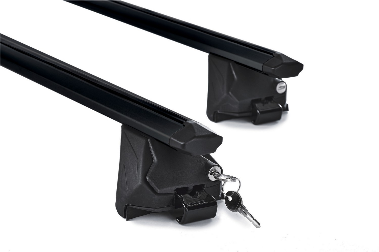 Green Valley Edge roof bars set alu black - Dachtr&auml;ger / Relingtr&auml;ger Satz Alu Schwarz - dakdragers alu zwart - jeu de barres de toit aluminium noir (2)