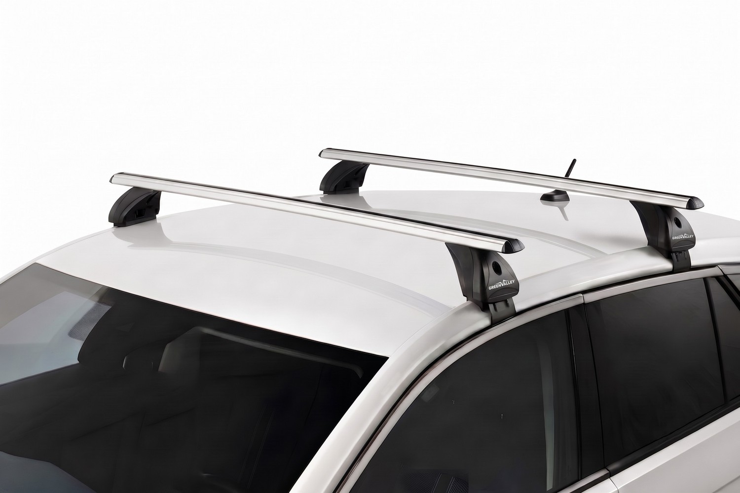Dachtr&auml;ger passend f&uuml;r Fiat Multipla 1999-2010 Green Valley Original Alu Silber