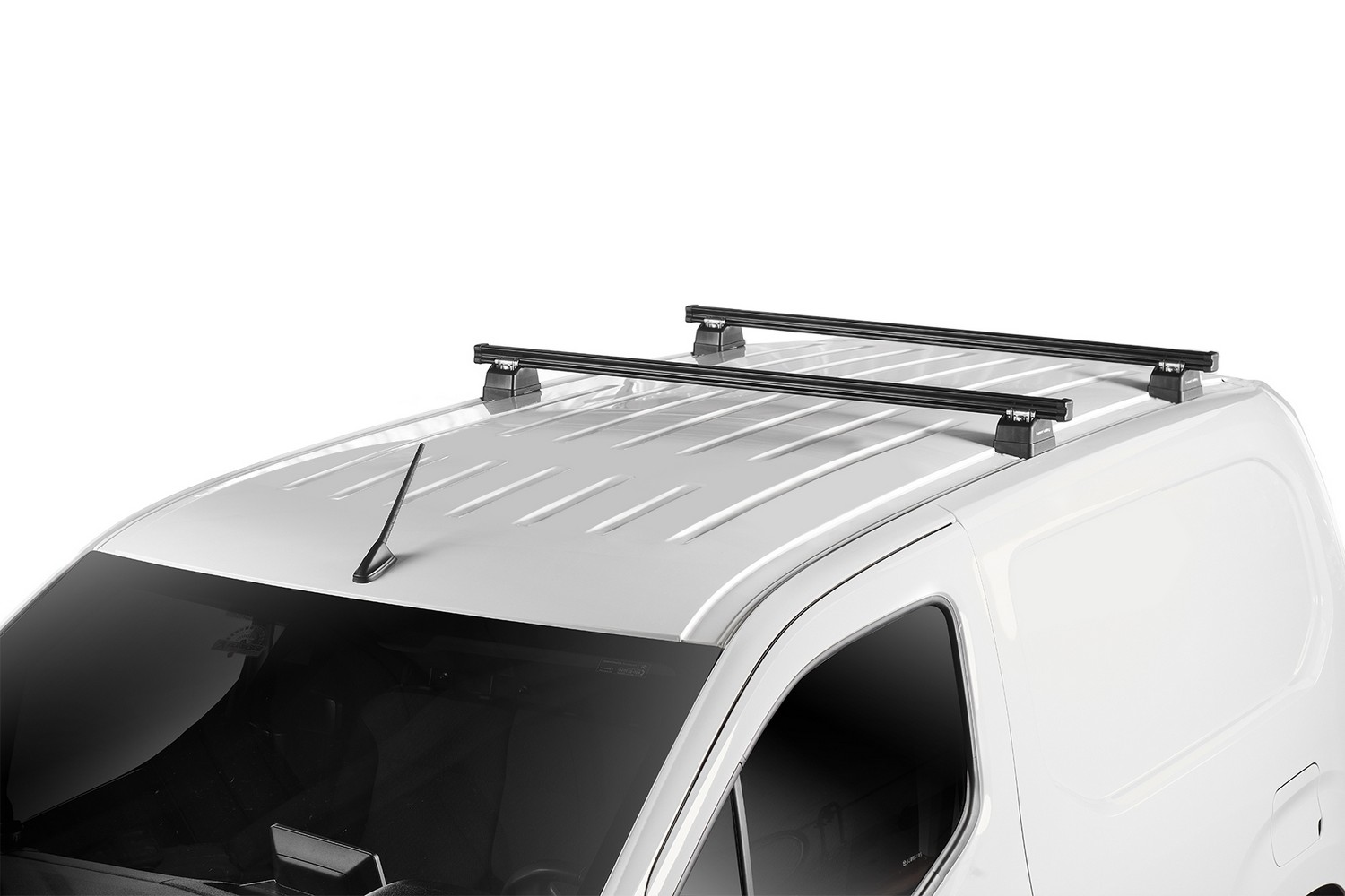 Dachträger passend für Peugeot Partner II (B9) 2008-2018 Green Valley Pro stahl - 2 Träger