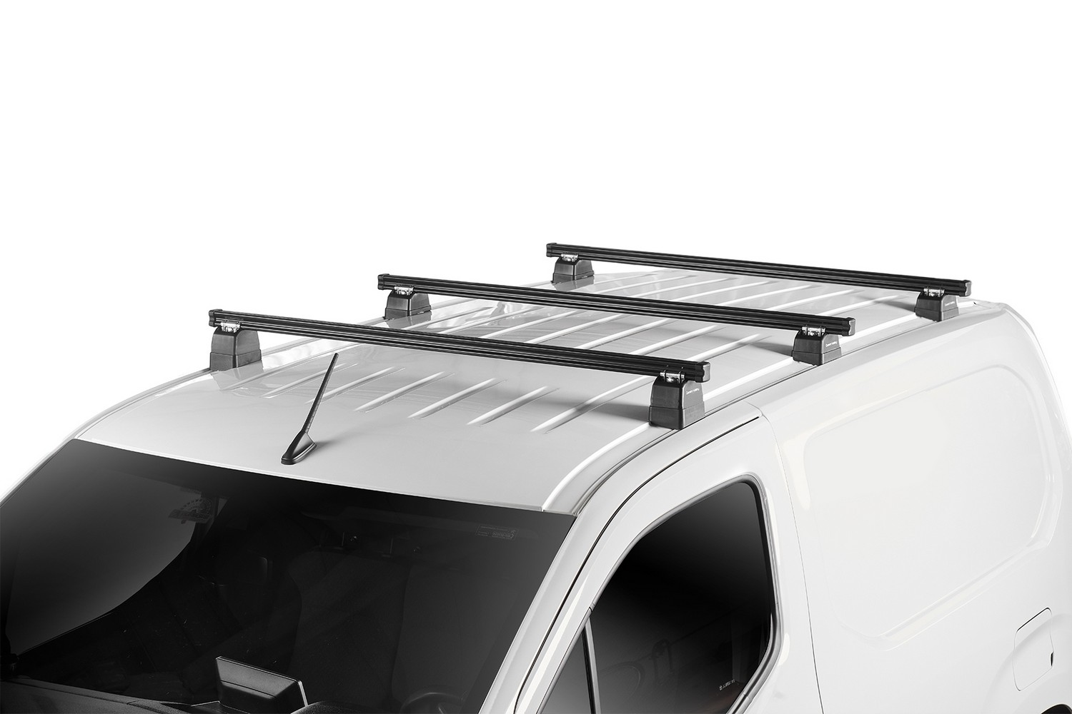 Dachträger passend für Peugeot Partner II (B9) 2008-2018 Green Valley Pro stahl - 3 Träger