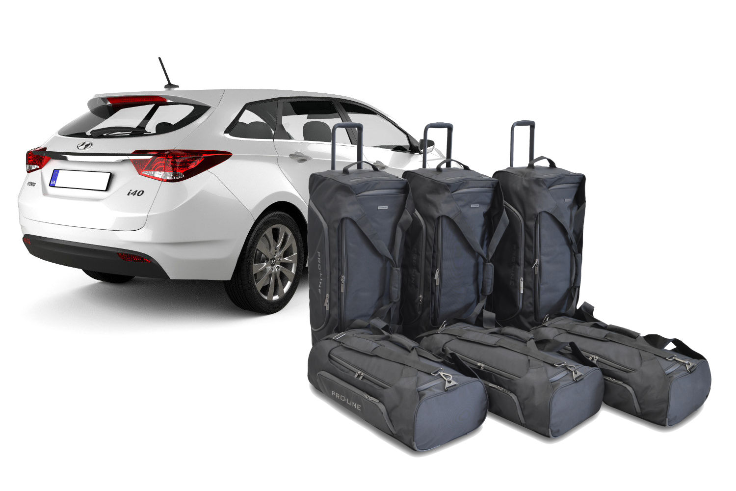 Reisetaschenset passend für Hyundai i40 CW 2011-heute Kombi Pro.Line