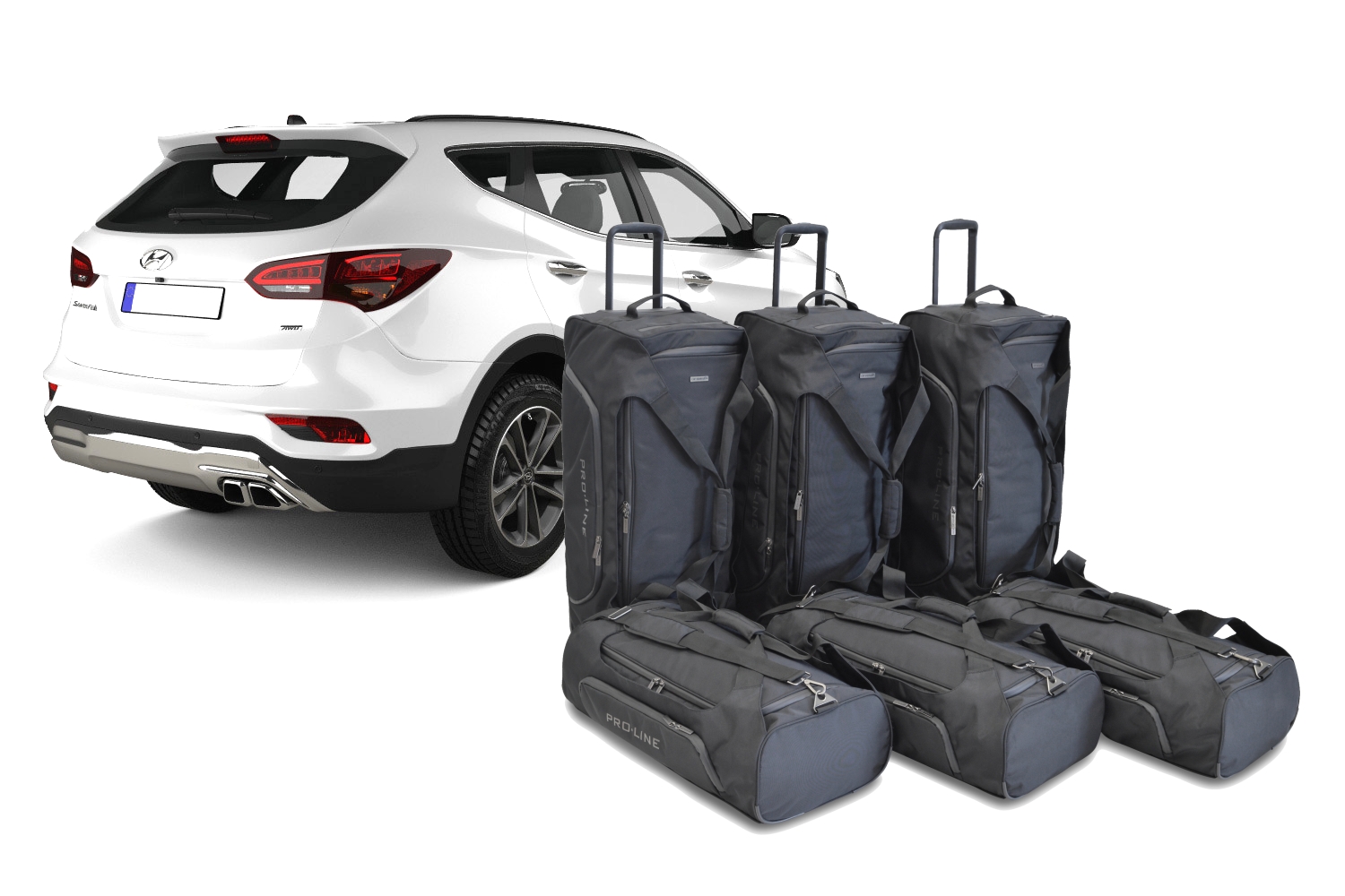 Reisetaschenset passend für Hyundai Santa Fe (DM) 2012-2018 Pro.Line