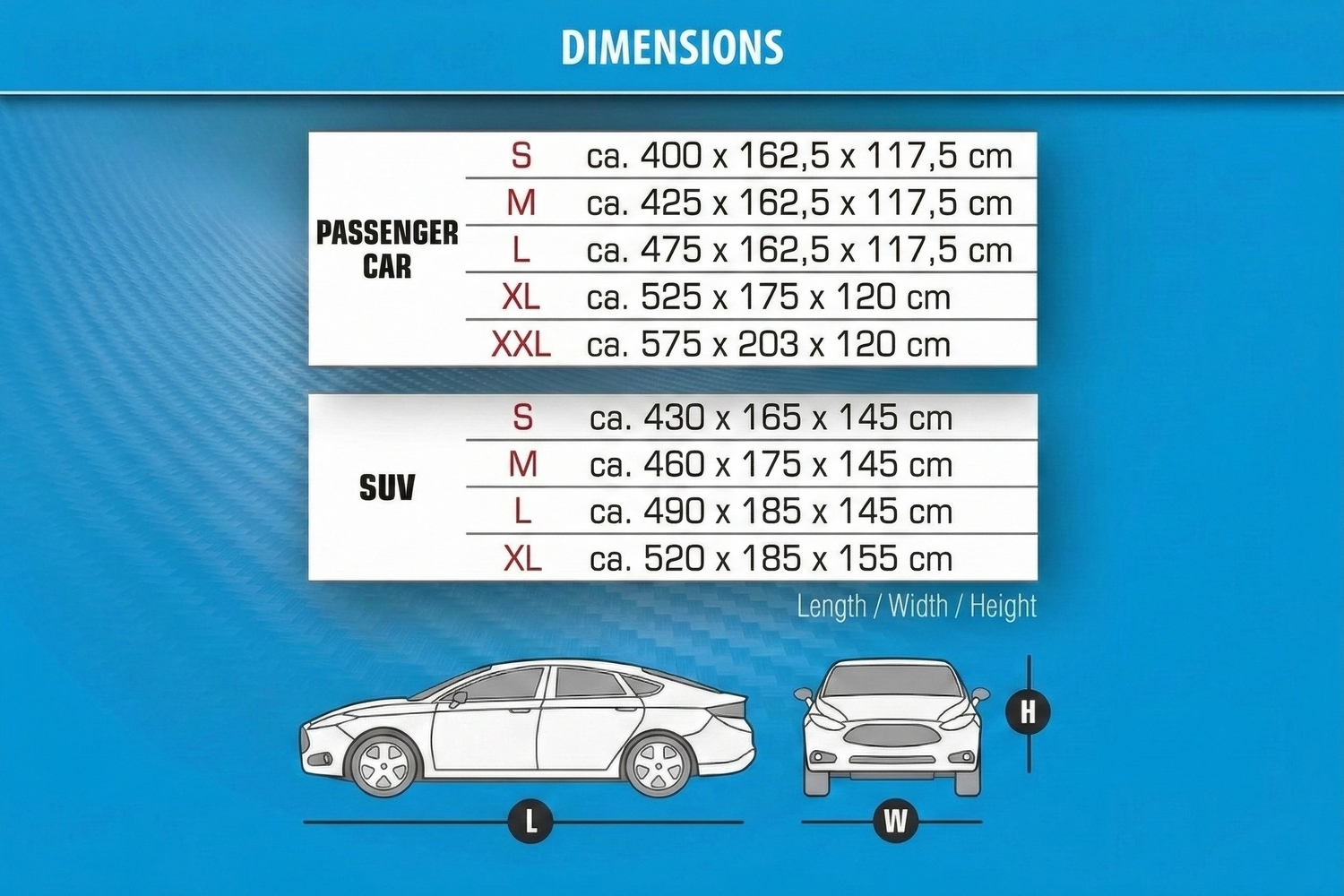 Hail protection cover Comfort P Passenger Car (5) Hail protection cover Comfort P Passenger Car (5)