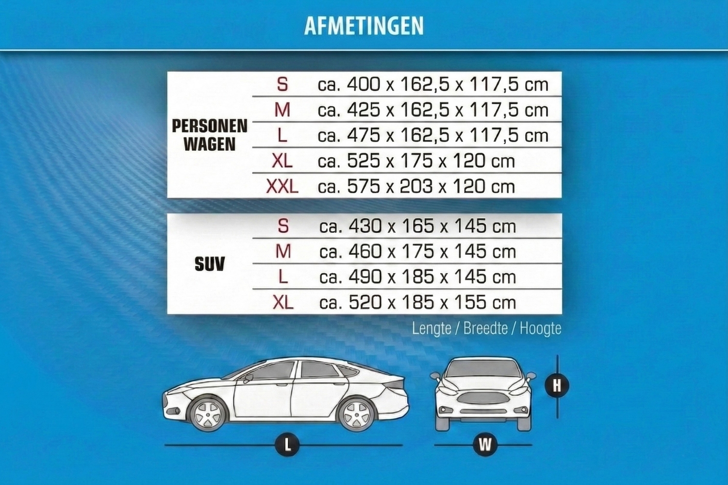 Hail protection cover Comfort P SUV (5) Hail protection cover Comfort P SUV (5)